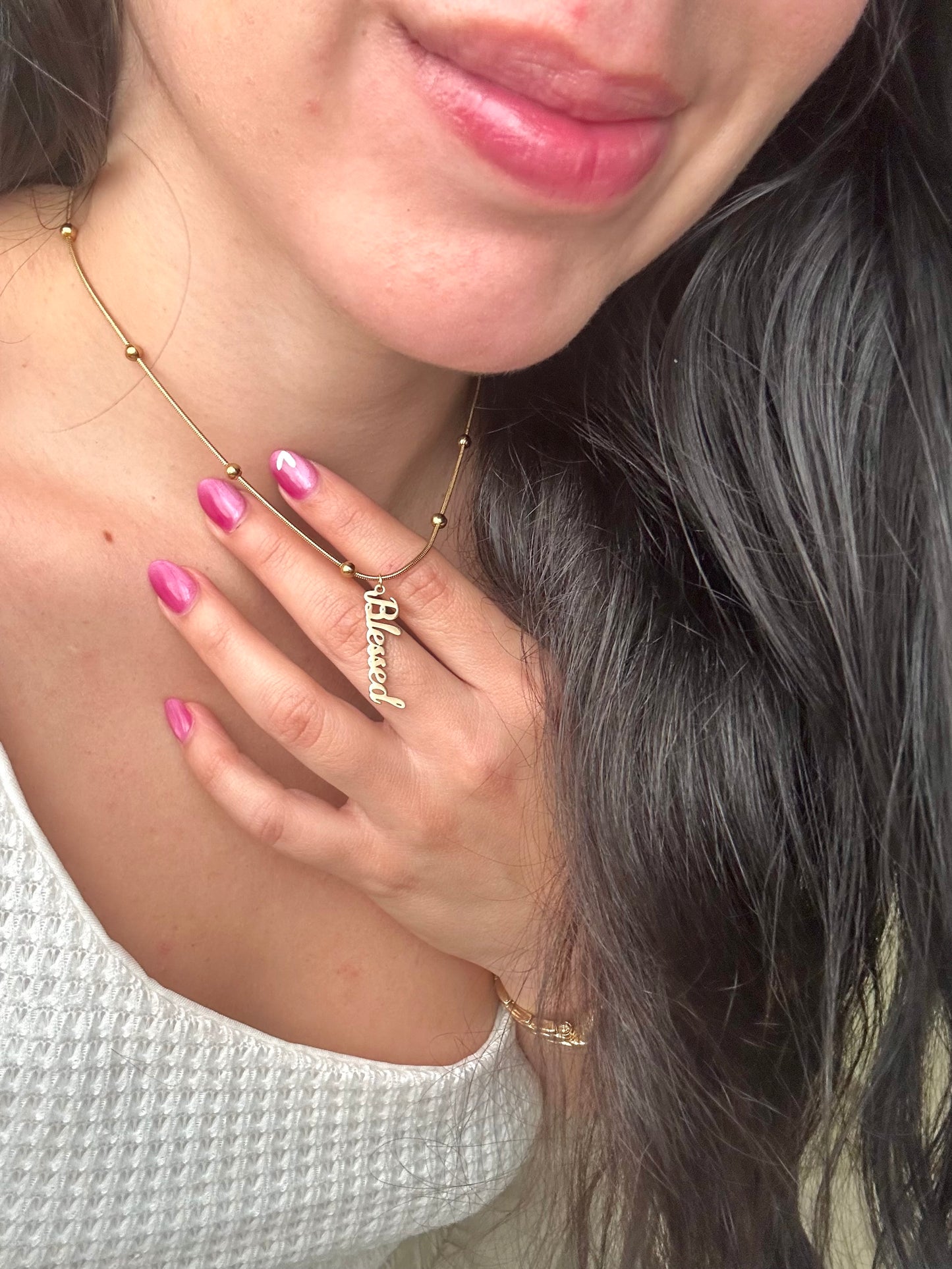 Cadena “Blessed” - Acero Inoxidable 304