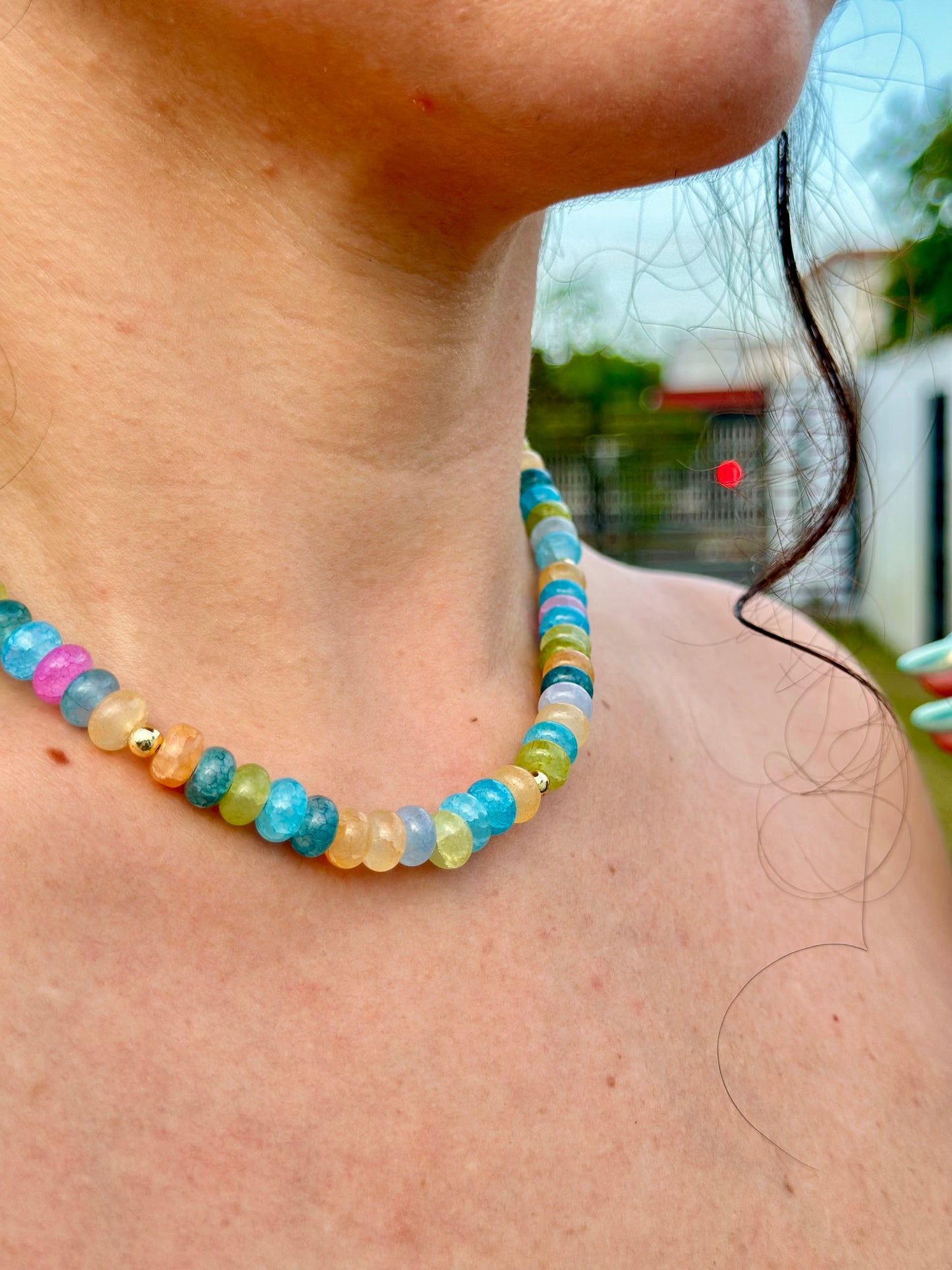 Bundle Coloridas | Collar + Pulsera en Hilo Ajustable