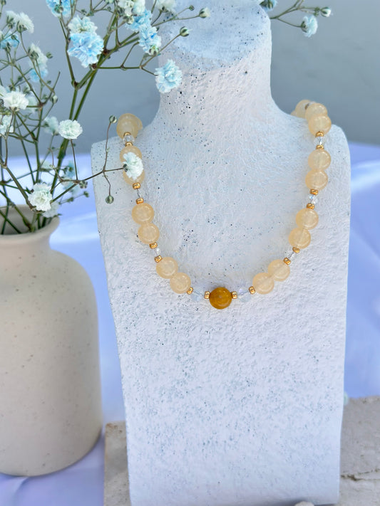 Collar Grano de Mostaza | Collar piedras y cristales
