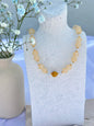 Collar Grano de Mostaza | Collar piedras y cristales