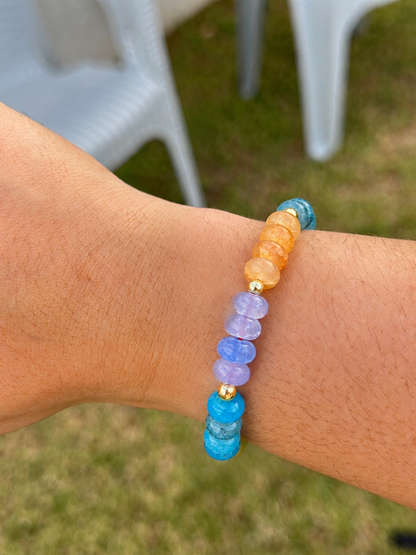 Bundle Coloridas | Collar + Pulsera en Hilo Ajustable