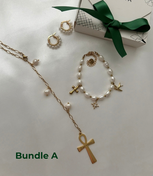 Bundle Fe que sostiene-La promesa que no se apaga- Joyería Stainless Steel