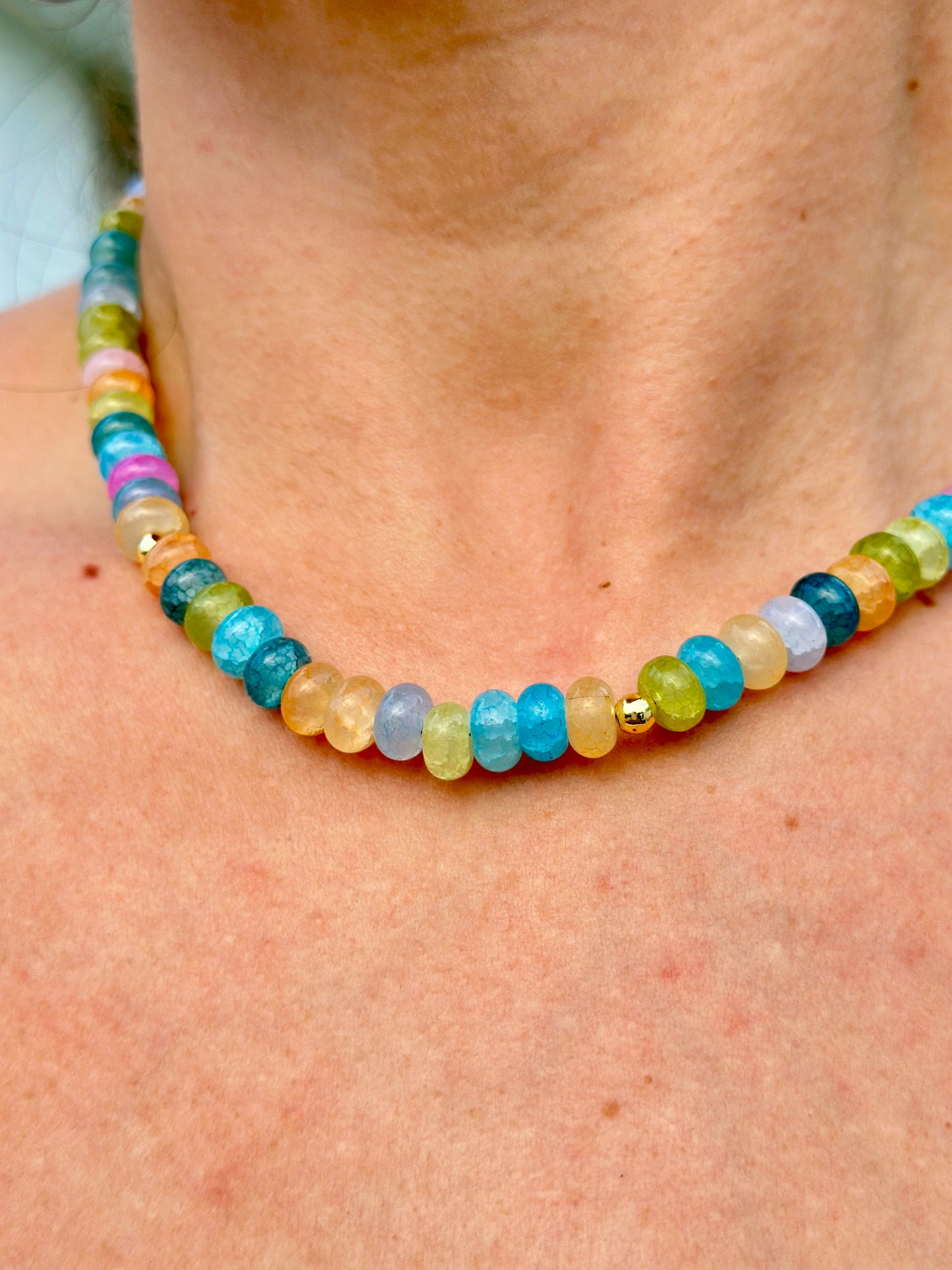 Bundle Coloridas | Collar + Pulsera en Hilo Ajustable