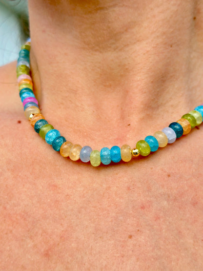 Bundle Coloridas | Collar + Pulsera en Hilo Ajustable