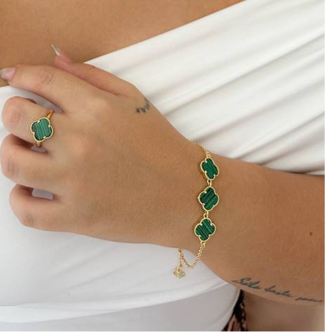 Green Clover Bracelet