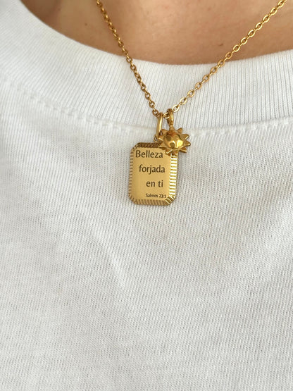 Bundle Belleza forjada en ti – Tu historia en un collar Stainless Steel