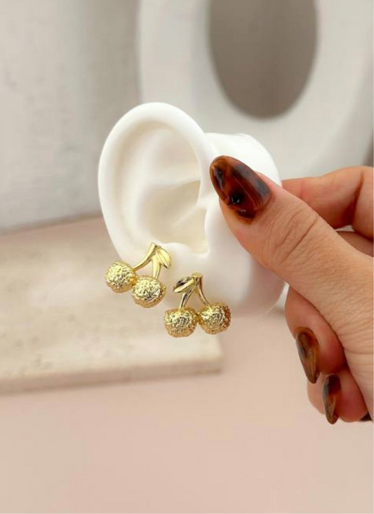 Cherry Ear Studs