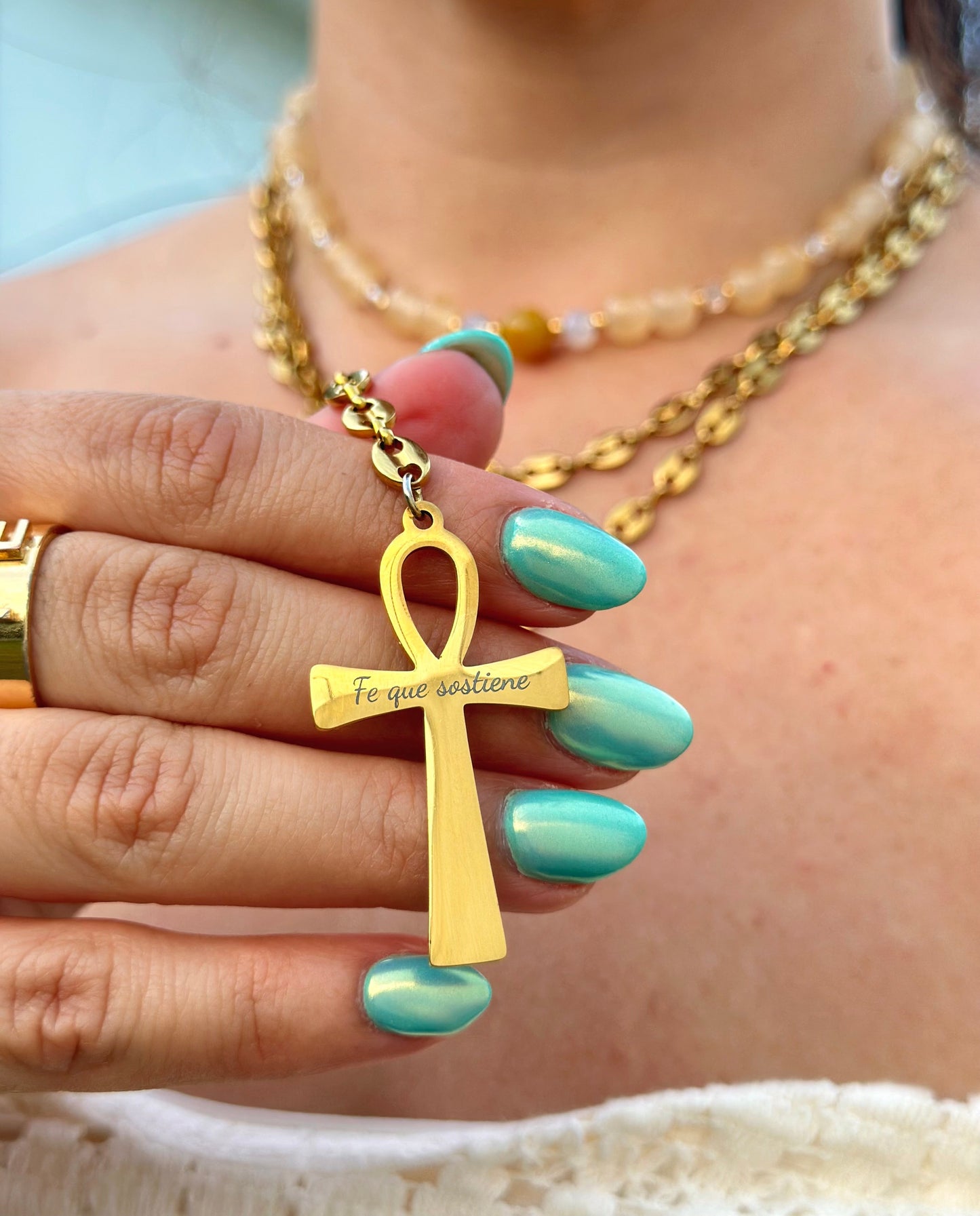 Bundle Fe que Crece | Collar Stainless Steel y Gold Plated