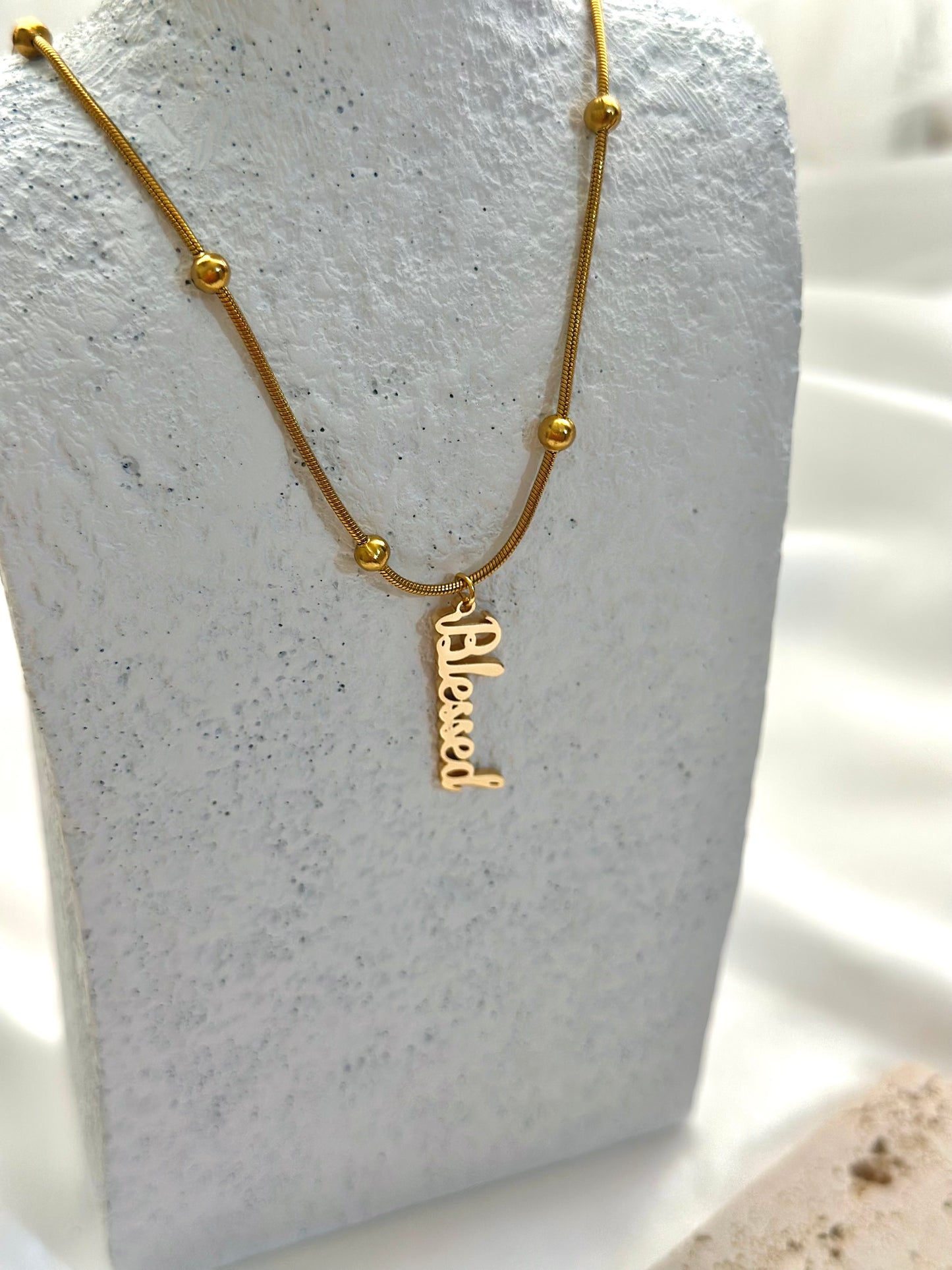 Cadena “Blessed” - Acero Inoxidable 304