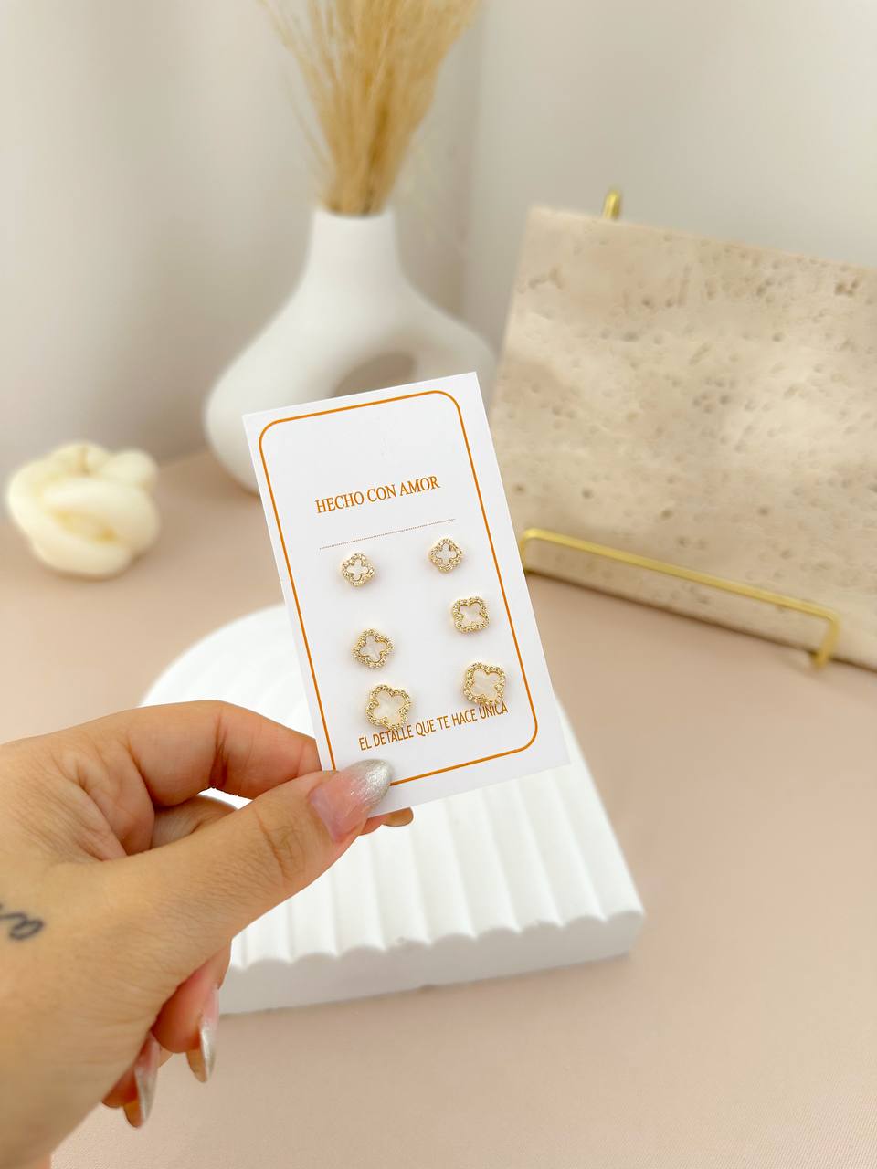 Clover Ear Studs