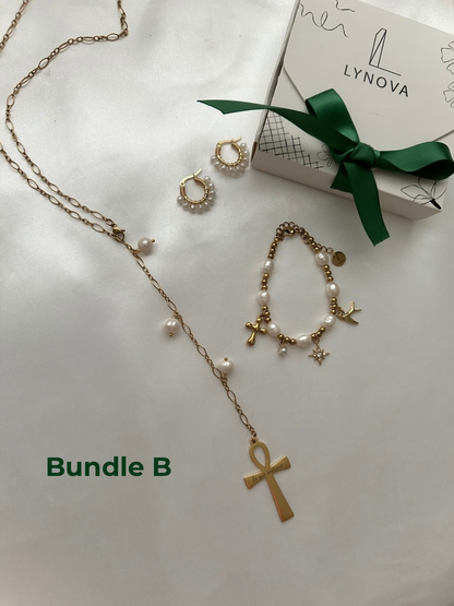 Bundle Fe que sostiene-La promesa que no se apaga- Joyería Stainless Steel