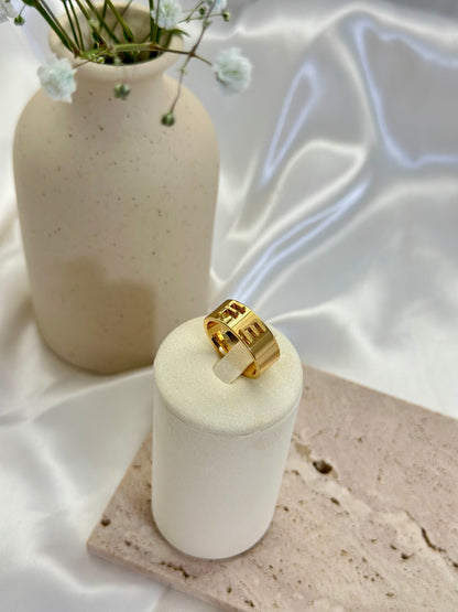 Sortija Fe - Gold Plated