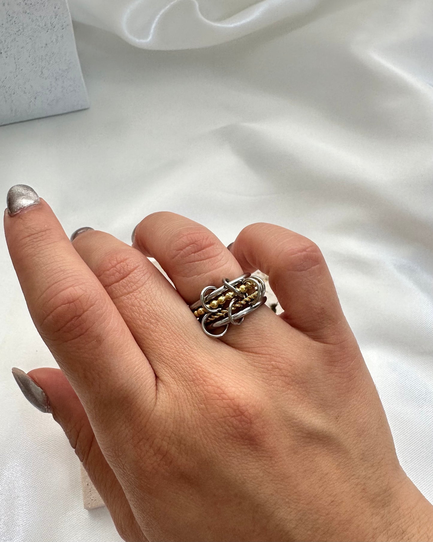 Anillo Transformada – Dos tonos Stainless Steel