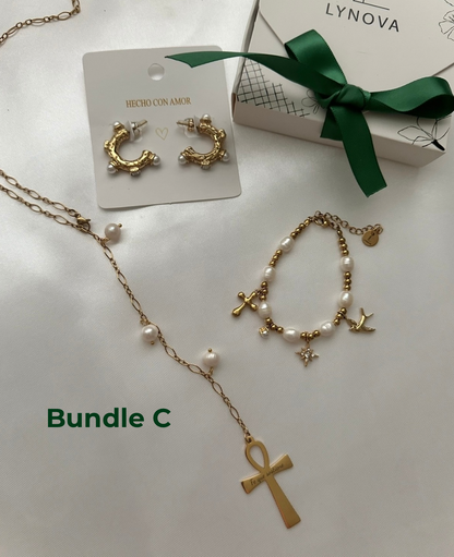 Bundle Fe que sostiene-La promesa que no se apaga- Joyería Stainless Steel